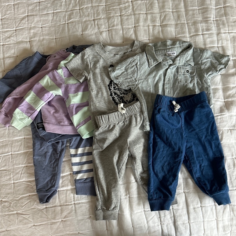 8 piece kids assorted tops and pants (050) - Picture 1 of 16